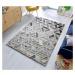 Kusový koberec Moda River Grey/Multi - 160x230 cm Flair Rugs koberce