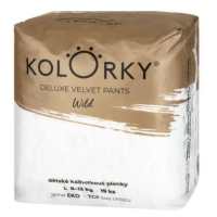 KOLORKY Deluxe velvet pants Wild XL (12-16 kg) - jednorázové nohavičkové ekoplienky