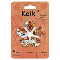 Ortega KPEM-5 Keiki Designer Pick El Muerto