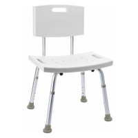 SAPHO A00602101 Handicap stolička s operadlom, nastaviteľná výška, biela