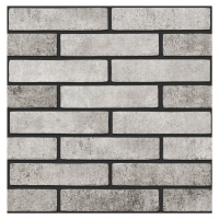 Obklad Multi Brick Tones grey 6x25 cm reliéfny BRTONESGR