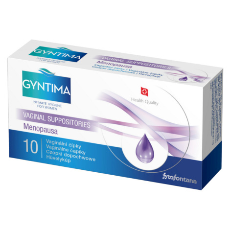 GYNTIMA Menopausa 10 vaginálnych čapíkov