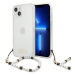 Kryt Guess GUHCP13SKPSWH iPhone 13 mini 5,4" Transparent hardcase White Pearl (GUHCP13SKPSWH)