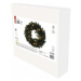 LED vianočný veniec, 40 cm, 2x AA, vnútorný, 3000K, časovač (EMOS)