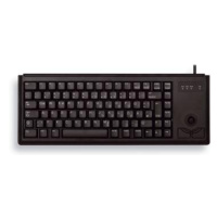 CHERRY klávesnice G84-4400, trackball, ultralehká, USB, EU, černá