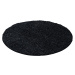 Kusový koberec Dream Shaggy 4000 Antrazit kruh - 80x80 (průměr) kruh cm Ayyildiz koberce