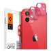 Spigen Optik Lens Protector pre iPhone 12 mini - Red