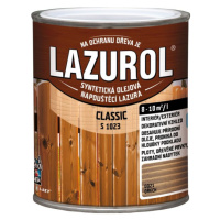 LAZUROL CLASSIC S1023 - Olejová lazúra na drevo 00 - bezfarebná 4 L