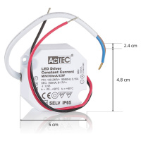 AcTEC Mini LED budič CC 700mA, 12W, IP65