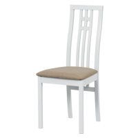Sconto Jedálenská stolička AMANDA biela/béžová