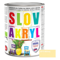 SLOVAKRYL - Univerzálna vodou riediteľná farba 0,75 kg 0610 - béžová