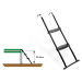 Rebrík na trampolínu Trampoline Ladder Exit Toys oceľový pre rám vo výške 80-95 cm