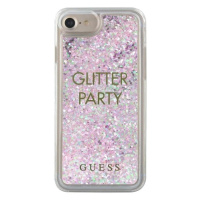 Kryt Guess GUHCP7GLUQPU iPhone 6/7/8 /SE 2020 purple hard case Liquid Glitter Party (GUHCP7GLUQP