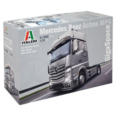 Italeri Model Kit truck Mercedes Benz Actros MP4 Gigaspace 1:24