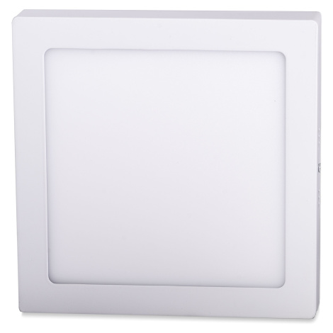 Ecolite Biely prisadený LED panel hranatý 225 x 225mm 18W Farba svetla: Denná biela LED-CSQ-18W/