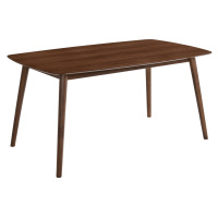 Estila Dizajnový obdĺžnikový jedálenský stôl Nordica Nogal v drevenom naturálnom prevedení v ore