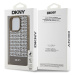 DKNY PU Leather Repeat Pattern Bottom Stripe MagSafe Apple iPhone 13 Pro Max DKHMP13XPSOSPW Brow