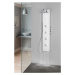 POLYSAN - SPIRIT ROUND sprchový panel s termostat. batériou 250x1550, nástenný, biela 71151