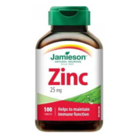 JAMIESON Zinok 25 mg 100 tabliet