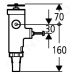 GROHE - Tlačné ventily Tlakový splachovač pod omietku 43996000