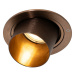 Moderné zápustné bodové svietidlo tmavé bronzové okrúhle sklopné - Installa