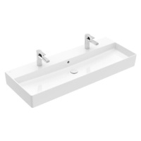 Dvojumývadlo Villeroy & Boch Memento 120x42 cm dva otvory pre batériu 4A22CK01