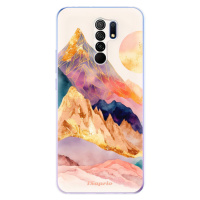 Odolné silikónové puzdro iSaprio - Abstract Mountains - Xiaomi Redmi 9
