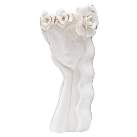 Biela porcelánová váza Mauro Ferretti Cute Woman