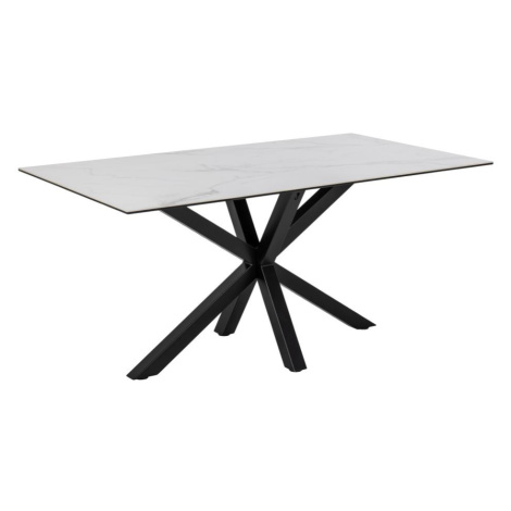Jedálenský stôl Heaven biely/čierny Actona
