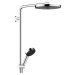 Hansgrohe Pulsify S, Showerpipe 260 1jet s termostatom ShowerTablet Select 400, chróm, HAN-24220