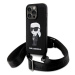 Kryt Karl Lagerfeld KLHCP15XSCBSKNK iPhone 15 Pro Max 6.7" hardcase black Crossbody Silicone Iko