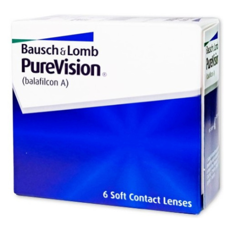 BAUSCH & LOMB PureVision mesačné šošovky 6 kusov, Počet dioptrií: -4,5, Počet ks: 6 ks, Priemer: