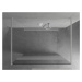 MEXEN/S - KIOTO samostatne stojaca sprchová zástena 100 x 200, transparent/dekor 8 mm, biela 800