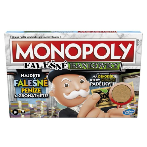 Hasbro Monopoly falošné bankovky CZ verzia