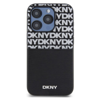 DKNY PU Leather Repeat Pattern Card Pocket Apple iPhone 15 Pro DKHCP15LPCRTHLK Black