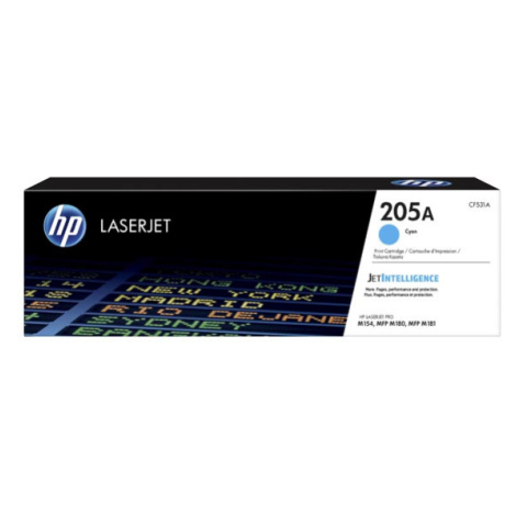 HP ORIGINAL TONER CF531A, HP 205A, CYAN, 900 STR.