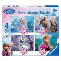 Ravensburger Puzzle Ľadové kráľovstvo 4 v 1