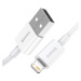 Baseus Superior Dátový kábel USB-A / Lightning 2.4A 1m, Biely