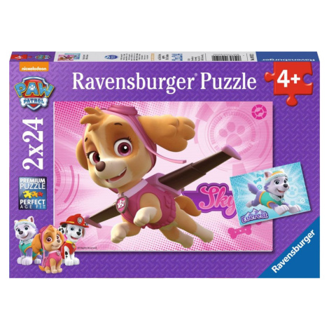 Ravensburger Puzzle Labková patrola 2 x 24 dielikov