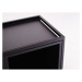 Čierna nízka komoda 145x60 cm Skap - CustomForm
