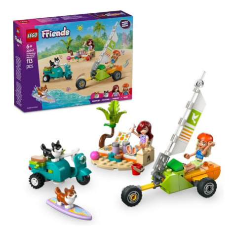 LEGO® Friends 42641 Dobrodružstvo so surfujúcimi psami a skútrom