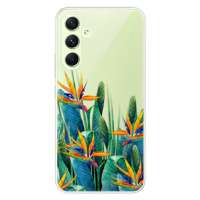 Odolné silikónové puzdro iSaprio - Exotic Flowers - Samsung Galaxy A54 5G