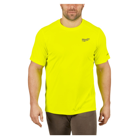 MILWAUKEE WORKSKIN Pracovné tričko, krátky rukáv "S"- žltá WWSSYL