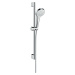 Hansgrohe Sprchový set (vr. sprchovej tyče 65 cm) Croma Select S, biela/chróm