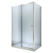MEXEN/S - Apia sprchovací kút posuvný 120x90, sklo transparent, chrom + vanička 840-120-090-01-0