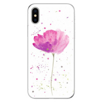 Odolné silikónové puzdro iSaprio - Poppies - iPhone X