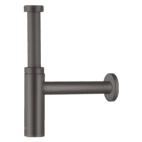 Hansgrohe Flowstar S, dizajnový sifón, kartáčovaný čierny chróm, HAN-52105340