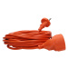 Kábel predlžovací bez uzemnenia 1Z 2P 30m oranžový (ORNO)