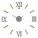 Nalepovacie nástenné hodiny, MPM 3770.70, strieborné, 60cm
