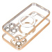 Silikónové puzdro na Apple iPhone 13 Pro Max Electro Mag zlaté